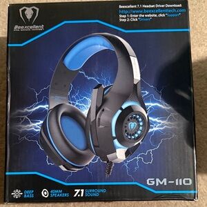 GM-110 Blue Gaming Headset